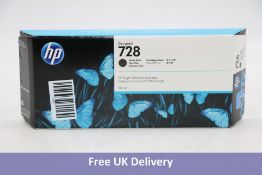 HP 728 Design Jet Genuine Ink Cartridge, Matte Black, 300ml