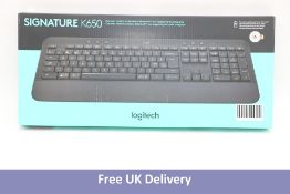 Logitech Signature K650 Wireless Keyboard, Black