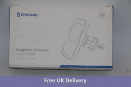 Three Syncwire Magnetic Wireless Car Chargers, Boxes Damaged