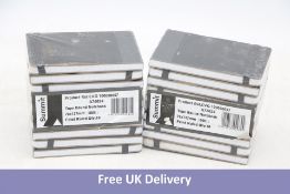 Six Packs of Summit Tape Bound Legal Pad 160 Pages, Black, Size 76 x 127mm, 10x per Pack
