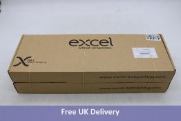 Two Excel 48 Port 1U Keystone Patch Panel UTP