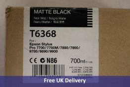 Epson T6368 Matte Black Ink Cartridge