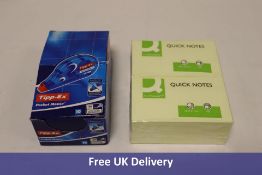 Nineteen Office Items to include 10x Q-Connect Quick Notes, 76x127mm, 9x Tipp-Ex Pocket Mouse