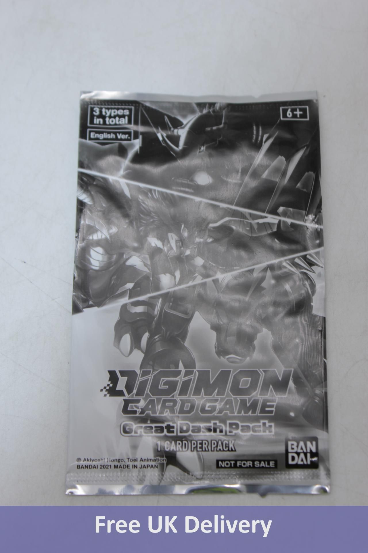 Thirty Digimon Card Game Great Dash Pack, 1 Card Per Pack