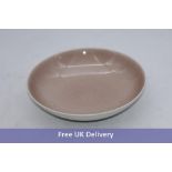 Jars Ceramistes France Round Ceramic Bowl and Oval Dish, Dusty Pink