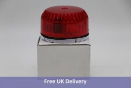 Ten Cooper Fulleon 531043FULL-0076 Solex Xenon Beacon, Red Lens, Shallow Red Base, Anti-tamper, 10Cd