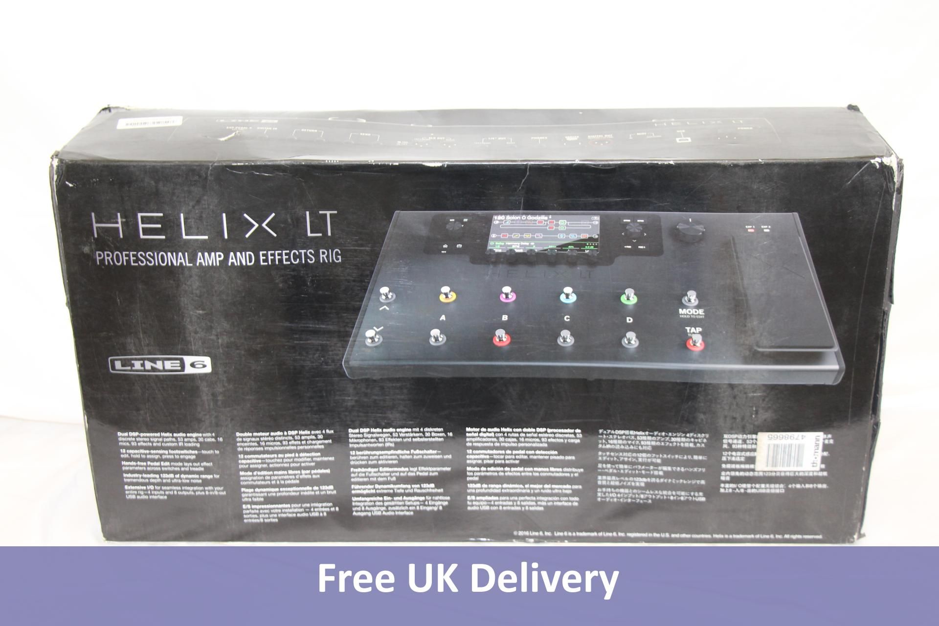 Helix LT Line 6 LT Guitar Processor. Used, Not Tested