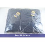 Twelve Projob 2128 Sweatshirts, Half Zip, Navy, Size L