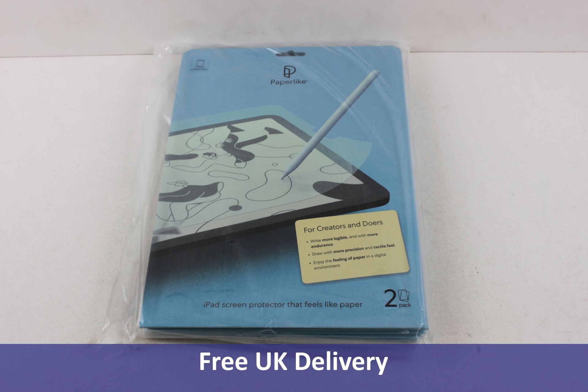 Ten Paperlike Screen Protector - iPad Pro 9.7" and iPad 2018, 2 Pieces