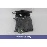 Golfino Women's Tech Tweed 7/8 Golf Trousers, Black, Size 18