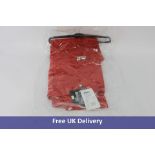 Golfino Women's Tech Tweed 7/8 Golf Trousers, Red, Size 18