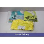 Four Item's Of Boboli Boy's Children's Clothing To Include 1x Shorts, Yellow, 1x Stripey Shorts , Bl