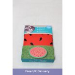Eight Pet Watermelon Print Circular Cool Mat, Red/Green, 60cm x 60cm