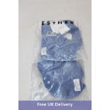 Two Esther Kid's Alex Cabana Shirt, Blue Gauze, Size Includes 1x 2T, 1x 18/24M