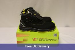 Giasco KU048E Libra S3 ESD Safety Shoes, Black/Yellow, UK 7