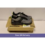 Salomon X Ultra 4 GTX Trainers, Quiet Shade/Black/Evening Primrose, UK 10.5. Box damaged