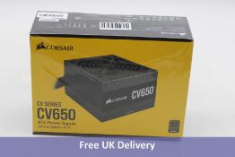 Corsair CV Series 650W Power Supply, 80 Plus Bronze