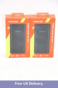 Two Canyon PB-2001 20000 mAh Micro-USB/USB-C Portable Powerbanks