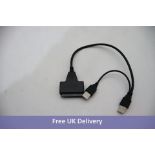 Approximately 190x Five Dual USB 2.0 to Sata Converter Adapter Cables