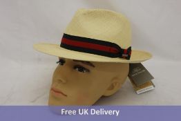 Stetson Jefferson Panama Hat, Beige, S