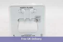 Three Happy Plugs Air1 Plus In Ear True Wireless Bluetooth Earphones, White, Untested, 1x Box damage
