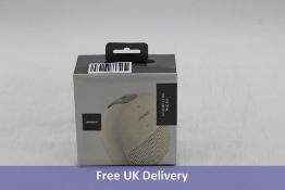 Bose SoundLink Micro Water-resistant Portable Bluetooth Speaker, White Smoke. Box damaged