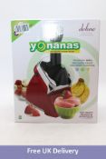 Yonanas Deluxe Healthy Dessert Maker, Red