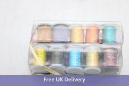 Forty Spools Veevus Fly Fishing Tying Thread, Multiple Colours, 100M Per Spool