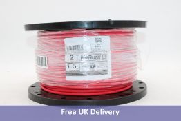 NoBurn Fire Platinum Resistant Cable 1.5mm² 2+E Red