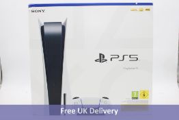 Sony PlayStation 5 Disc Edition, 825GB, White