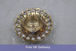 Fifty-six Akhand Oil Puja Lamp, Brass