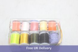 Forty Spools Veevus Fly Fishing Tying Thread, Multiple Colours, 100M Per Spool