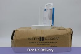 Four Inter Design Paper Towel Plastic Holder, White