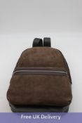 Suitsupply Back Pack, Suede, Brown