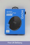 Five Movo Wireless High Speed Charging Pad, Black
