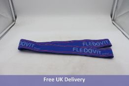 Ten Large Flexvit Medium Resistant Bands, Blue