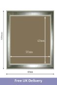 Three Lots of 2x Ivory & Antique Silver High Quality Wood Frame 525mm x 635mm (425mm x 535mm)