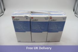 Six items OF 3M Cavilon Barrier Film Foam Applicator, 3 ml, Pack of 5, EXP 29/07/24