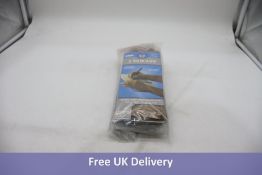 Five Pairs Isotoner Therapeutic Open Finger Gloves, Beige to include 2x Size XS and 3x Size S