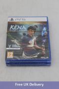 Two PS5 Kena Bridge Of Spirits Delux Edition Games
