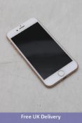 Apple iPhone 8, 64GB, Gold. Used, no box or accessories. Battery health at 75%. Checkmend clear, ref