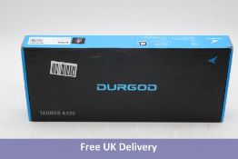 DURGOD Taurus K320 TKL Mechanical Gaming Keyboard, Nature White/Cherry Silent Red Switch, US Layout