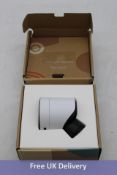 SimpliSafe Wireless Outdoor Security Camera, White. Box damaged, Not Tested