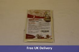 Sixty Reusable Muslin Cloths for Cooking. 50 x 50cm, 2 Pack