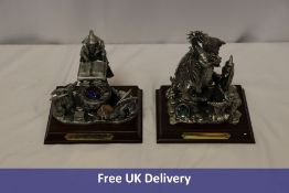 Two Myth and Magic Figurines to include Proclaiming The Dragon's Spell, Prince Of Dragons
