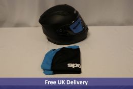 Spada SP17 Motorcycle Helmet, Matt Black, Medium