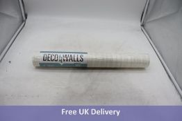 Four Rolls of Deco 4 Walls White Silk Wallpaper