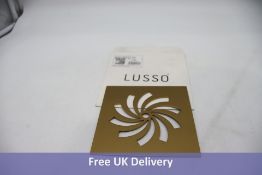 Lusso Modern Shower Waste Cover, Brushed Gold, Model 304BG