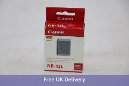 Canon 9839B001[AA] NB 13L Rechargeable Battery for PowerShot G7X, Grey