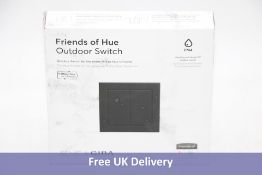 Senic Friends of Hue Outdoor Switch, Black